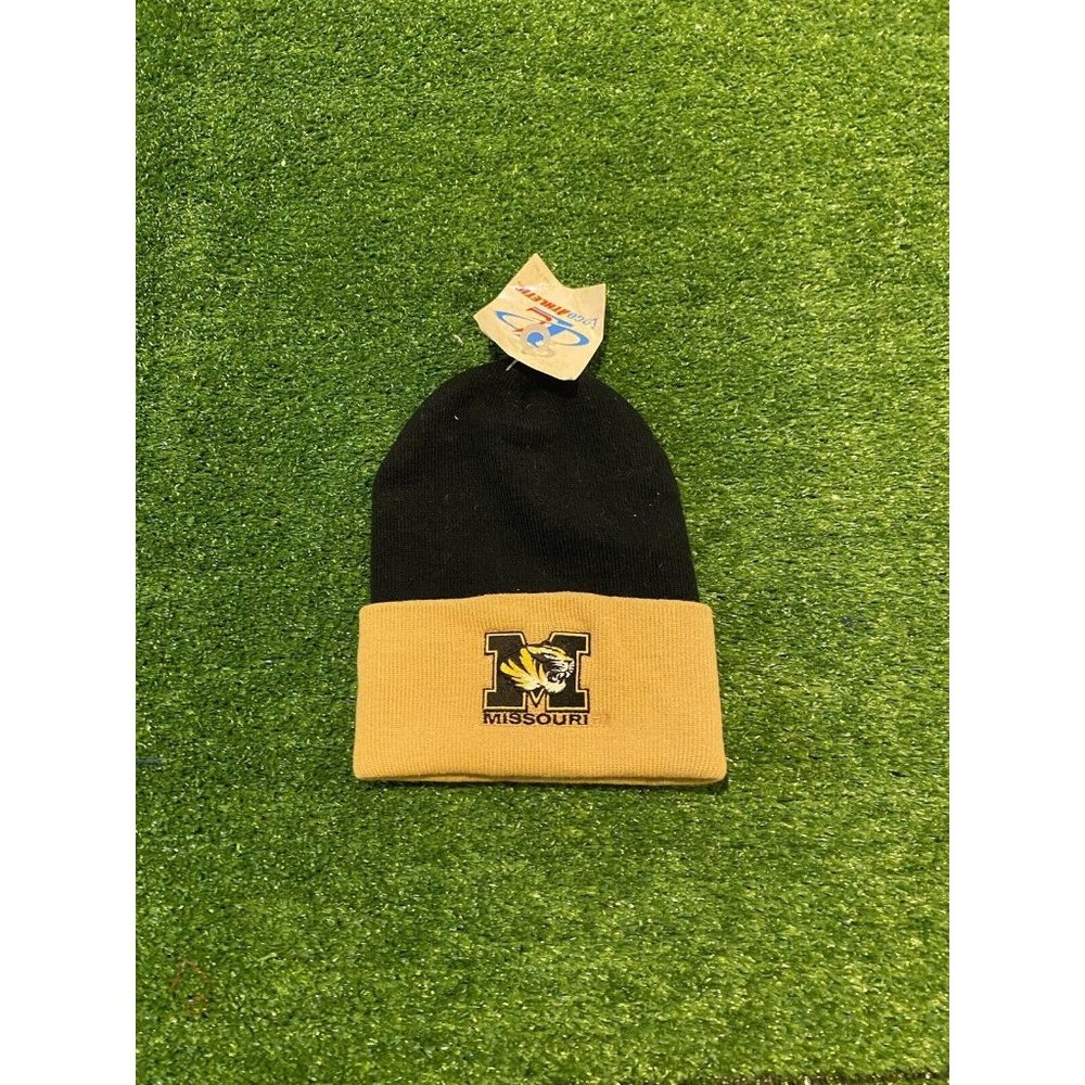 Vintage Missouri Tigers winter hat cap stocking new 90s Logo Athletic adult mens
